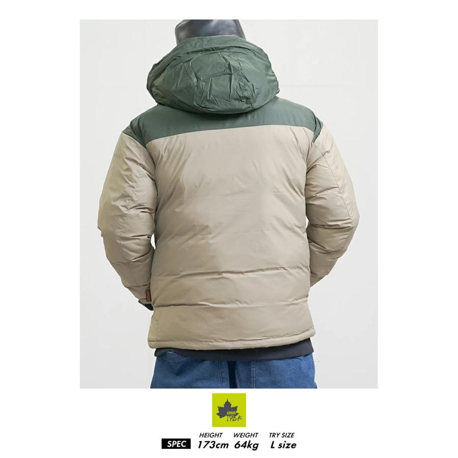 LOGOS PARK ロゴス パーク 中綿ダウンジャケット メンズ アウター フード付き 断熱中綿 3433-3355 ベージュ | LOGOS | 03