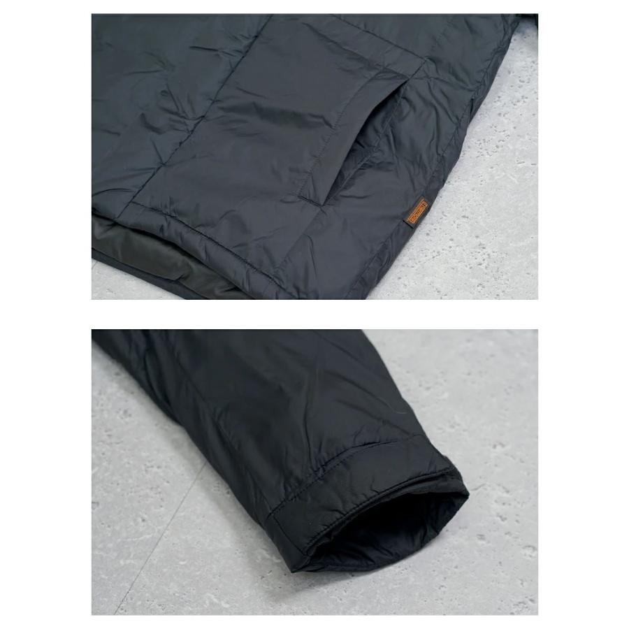 LOGOS PARK ロゴス パーク 中綿ダウンジャケット メンズ アウター フード付き 断熱中綿 3433-3355 ブラック | LOGOS | 08