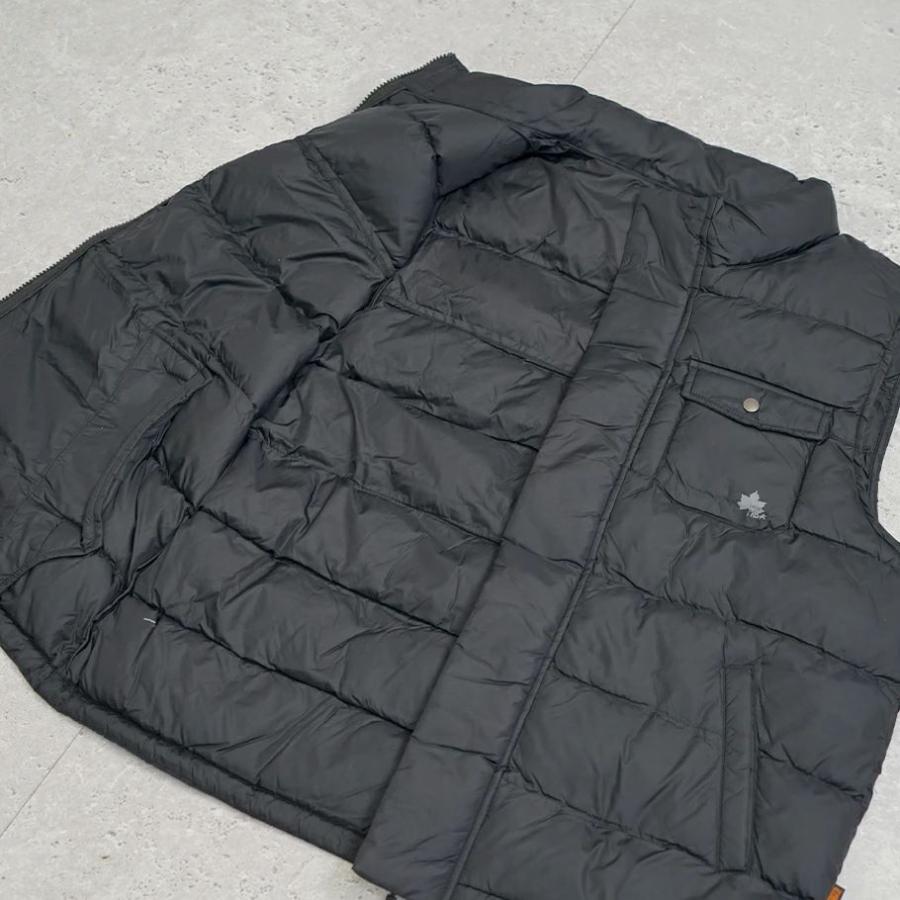 LOGOS PARK ロゴス パーク 中綿ダウンベスト メンズ アウター スタンドカラー 断熱中綿 3433-3354 ブラック | LOGOS | 10