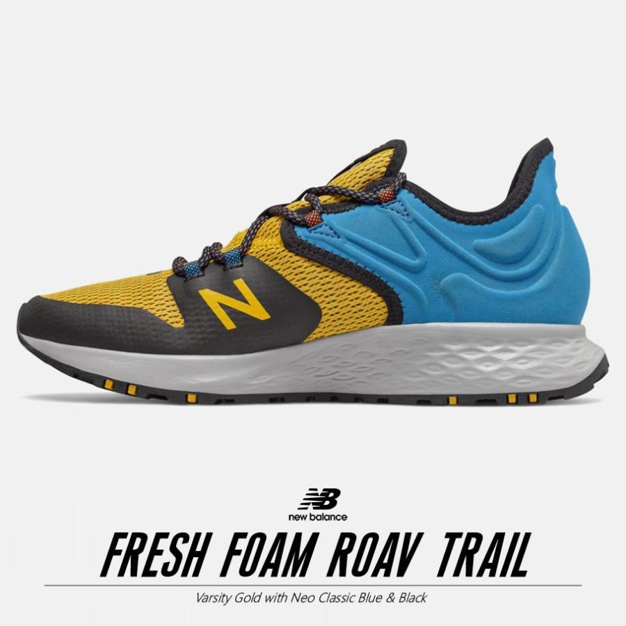 ニューバランス New Balance スニーカー メンズ Usaモデル フレッシュフォーム トレイル ローヴ M Rg イエロー ブルー Mtrovrg Nbft003 Deep B系 ストリートファッション 通販 Yahoo ショッピング