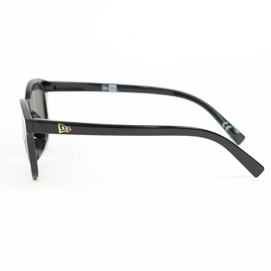 ニューエラ  サングラス メンズ レディース NEWERA ボストン スクエアレンズ シャイニーブラックフレーム グリーンポラライズドレンズ 13517752 | NEW ERA | 03