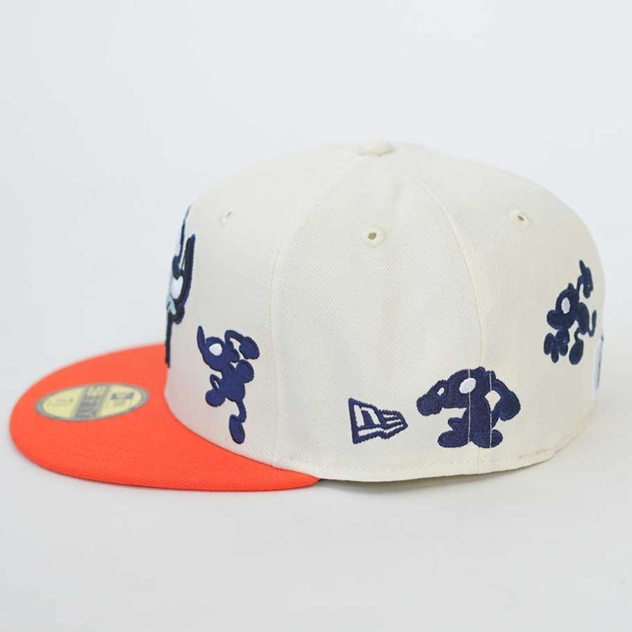 ニューエラ キャップ 帽子 メンズ レディース NEW ERA 59FIFTY 5950 COIN PARKING DELIVERY コラボ シカゴ・ブルズ ワインコーク セーフティオレンジバイザー | NEW ERA | 04