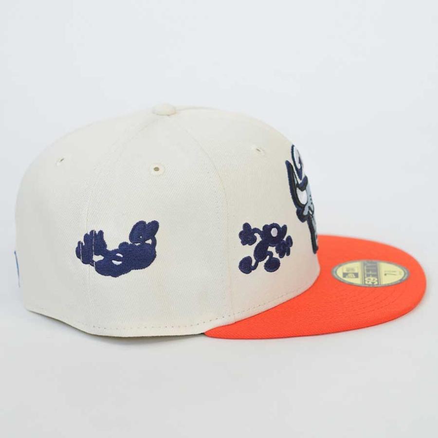 ニューエラ キャップ 帽子 メンズ レディース NEW ERA 59FIFTY 5950 COIN PARKING DELIVERY コラボ シカゴ・ブルズ ワインコーク セーフティオレンジバイザー | NEW ERA | 05