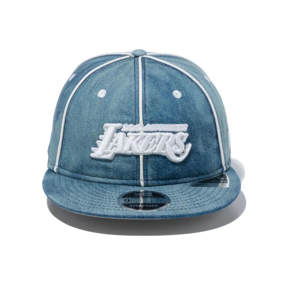 ニューエラ キャップ 帽子 メンズ レディース NEW ERA RC 9FIFTY 950 Retro Series NBA ロサンゼルス・レイカーズ ウォッシュドデニム | NEW ERA | 03