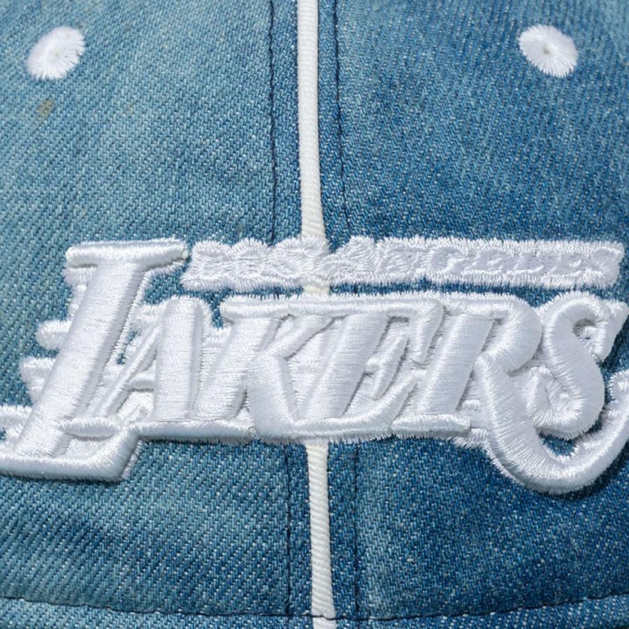 ニューエラ キャップ 帽子 メンズ レディース NEW ERA RC 9FIFTY 950 Retro Series NBA ロサンゼルス・レイカーズ ウォッシュドデニム | NEW ERA | 06