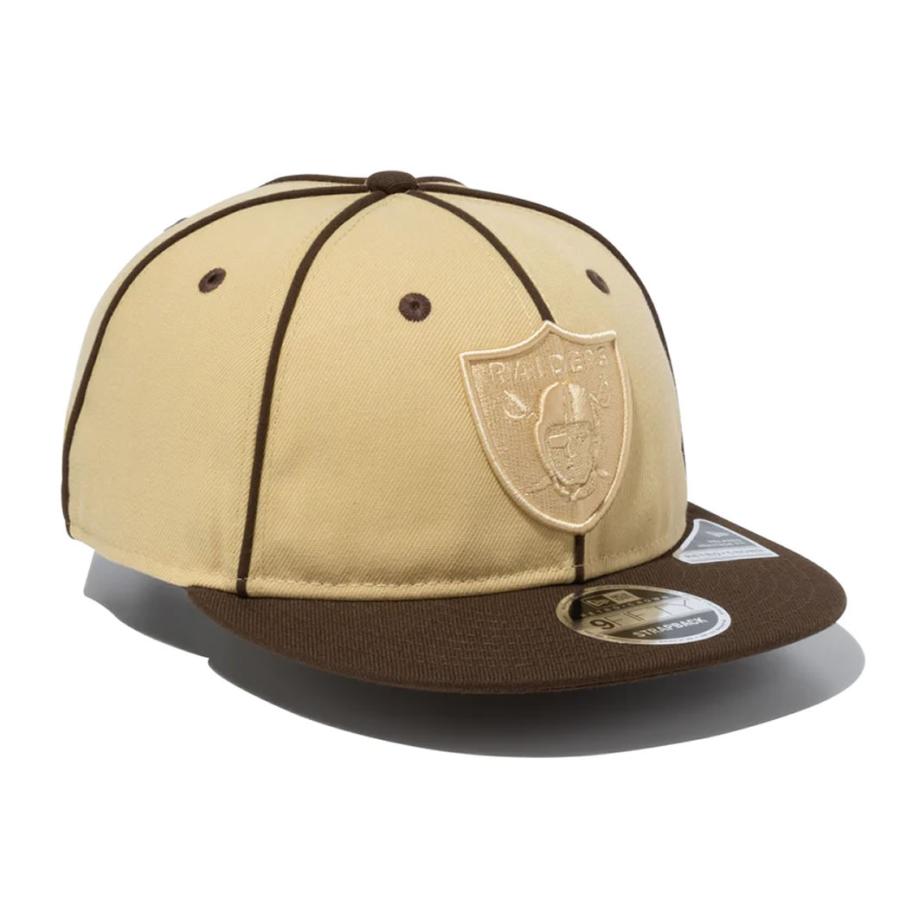 ニューエラ キャップ 帽子 メンズ レディース NEW ERA RC 9FIFTY 950 Retro Series NFL ラスベガス・レイダース べガスゴールド/ウォルナット×トミータン | NEW ERA | 03