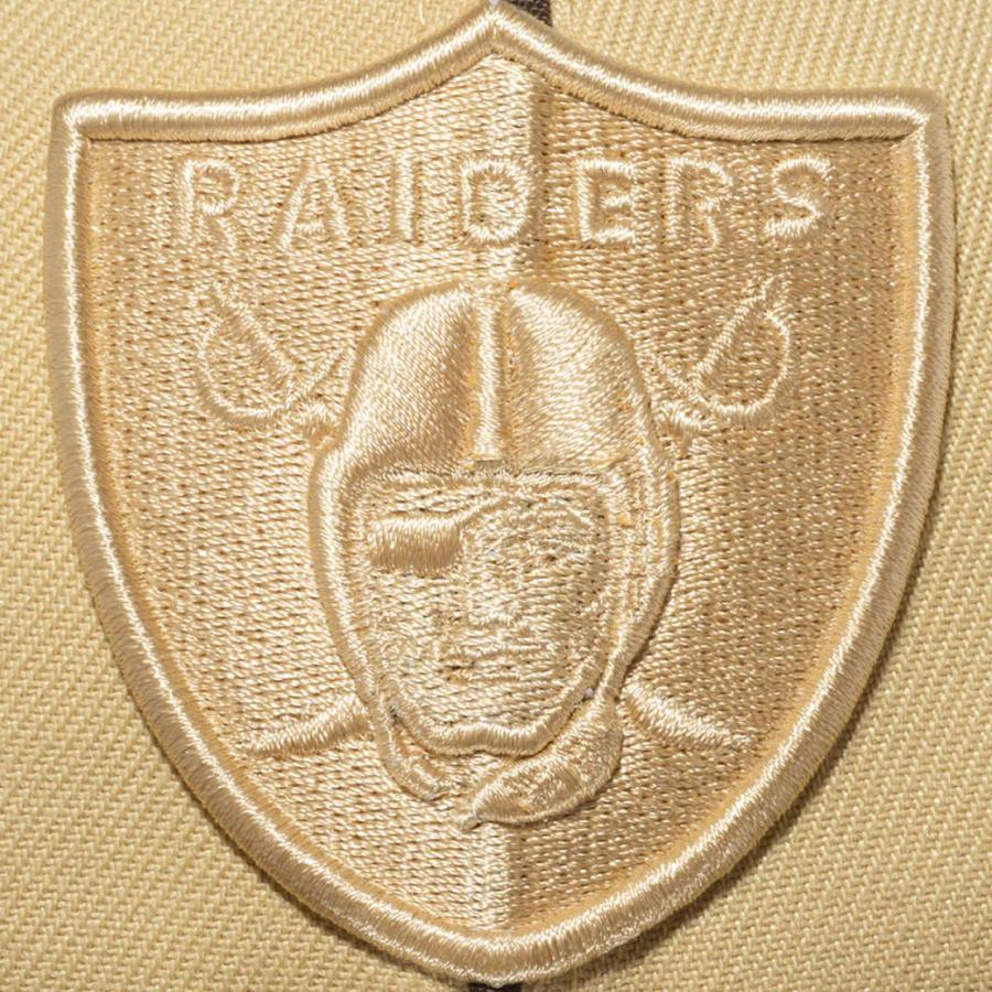 ニューエラ キャップ 帽子 メンズ レディース NEW ERA RC 9FIFTY 950 Retro Series NFL ラスベガス・レイダース べガスゴールド/ウォルナット×トミータン | NEW ERA | 06
