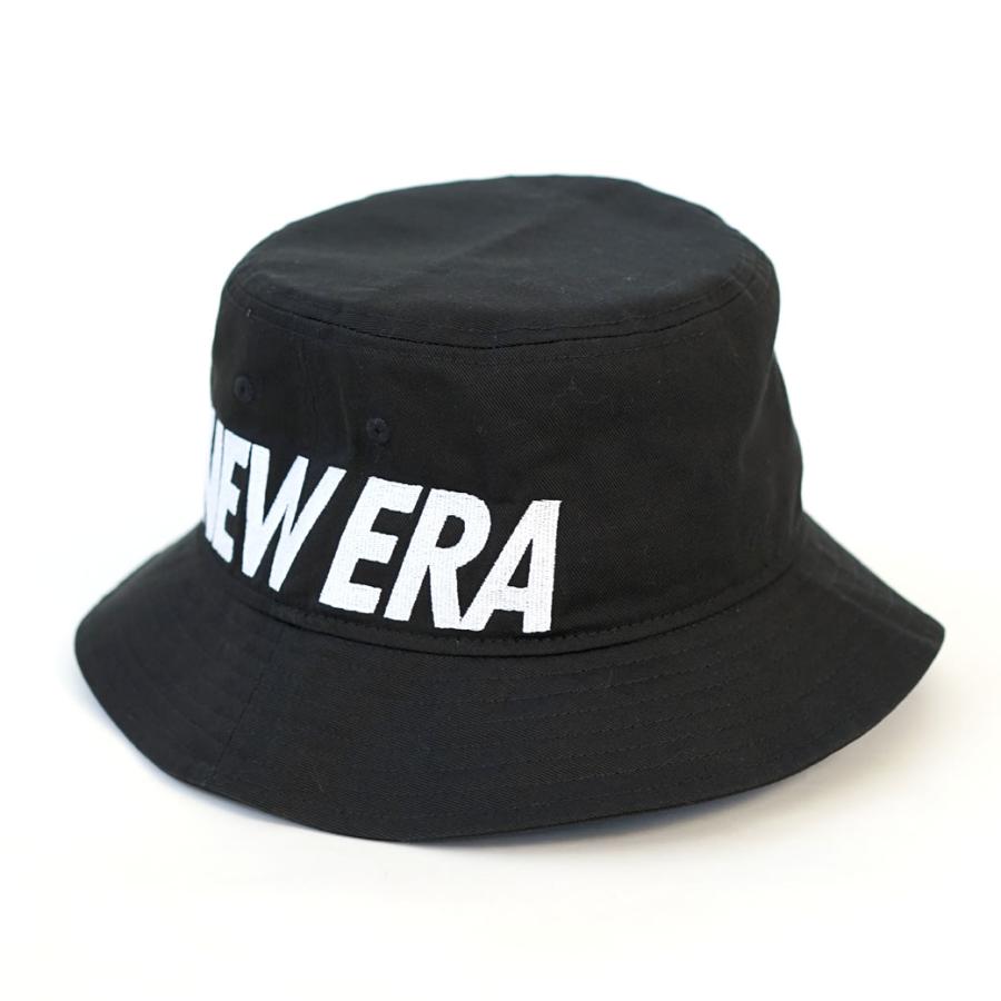 ニューエラ バケットハット 帽子 メンズ レディース NEW ERA バケット01 エッセンシャル NEWERA ブラック×スノーホワイト | NEW ERA | 03
