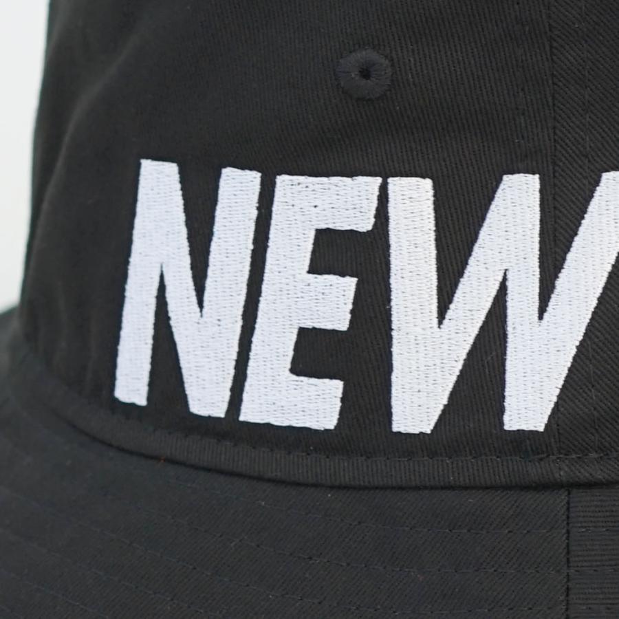 ニューエラ バケットハット 帽子 メンズ レディース NEW ERA バケット01 エッセンシャル NEWERA ブラック×スノーホワイト｜deep｜06