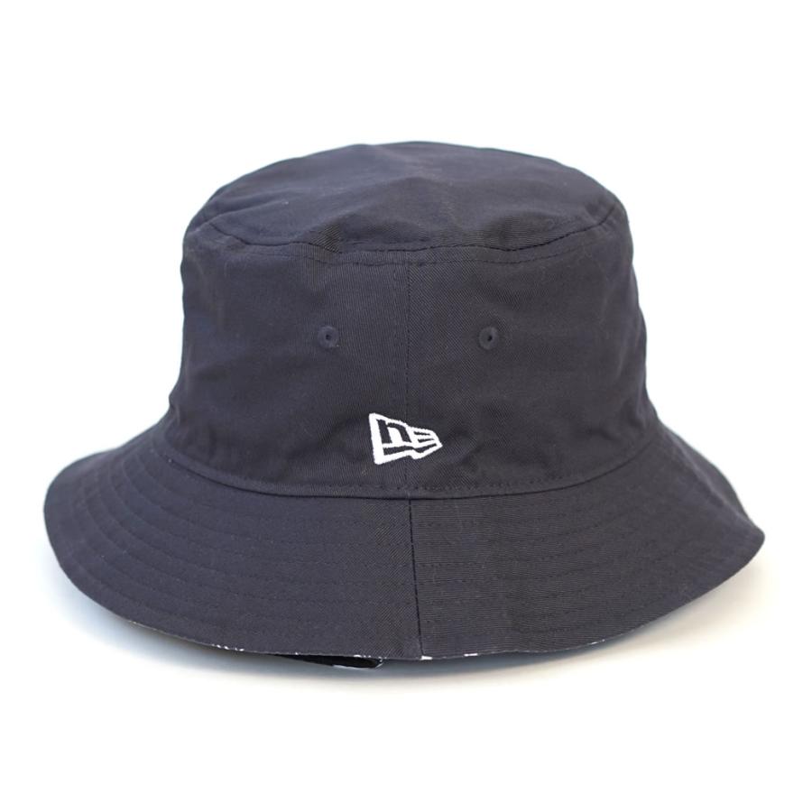 ニューエラ バケットハット 帽子 メンズ レディース NEW ERA バケット01 MLB リバーシブル ニューヨーク・ヤンキース ネイビー | NEW ERA | 04