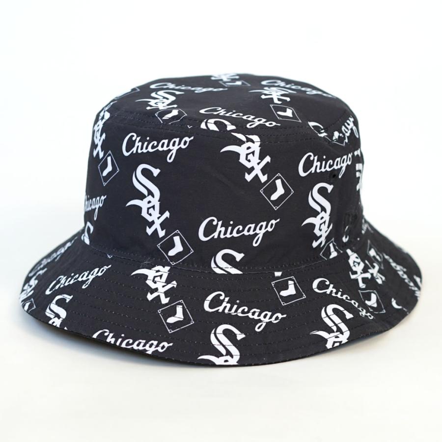 ニューエラ バケットハット 帽子 メンズ レディース NEW ERA バケット01 MLB リバーシブル シカゴ・ホワイトソックス ブラック | NEW ERA | 07