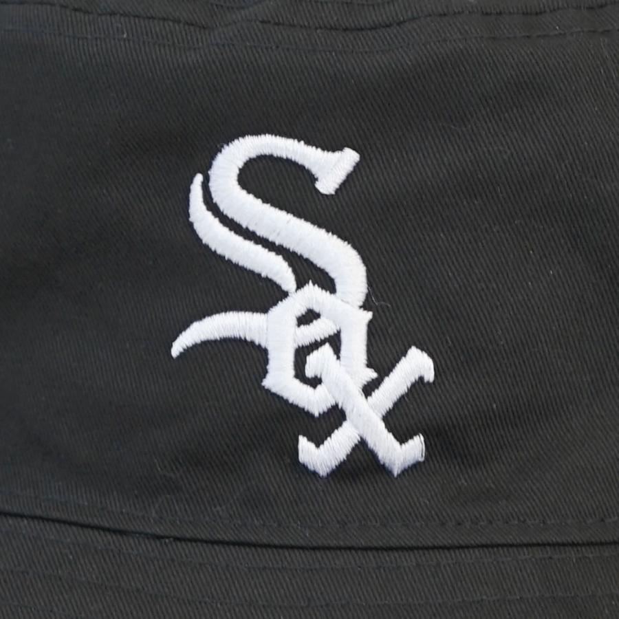 ニューエラ バケットハット 帽子 メンズ レディース NEW ERA バケット01 MLB リバーシブル シカゴ・ホワイトソックス ブラック | NEW ERA | 08