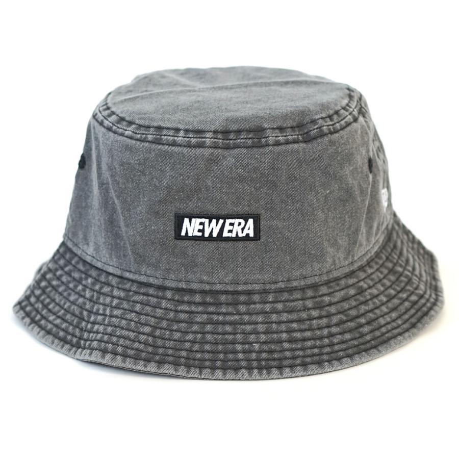 ニューエラ バケットハット 帽子 メンズ レディース NEW ERA バケット01 アシッドウォッシュ ブラック | NEW ERA | 02