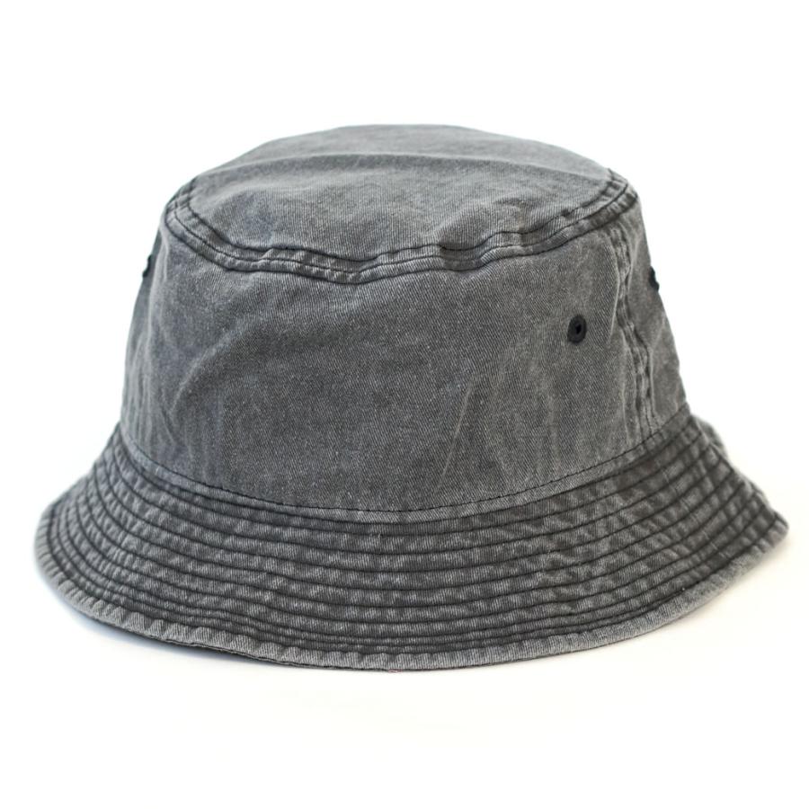 ニューエラ バケットハット 帽子 メンズ レディース NEW ERA バケット01 アシッドウォッシュ ブラック | NEW ERA | 03