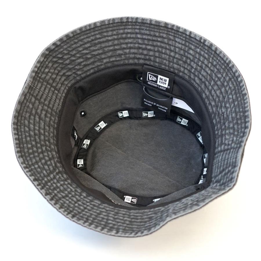 ニューエラ バケットハット 帽子 メンズ レディース NEW ERA バケット01 アシッドウォッシュ ブラック | NEW ERA | 05