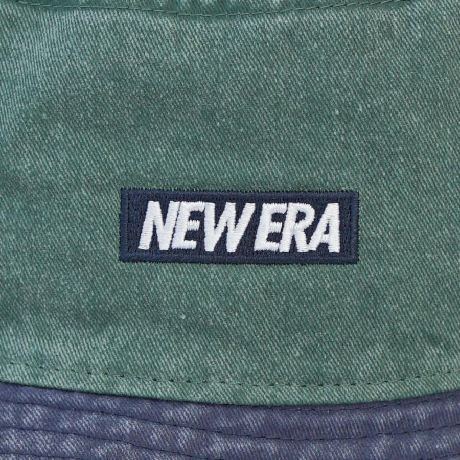 ニューエラ バケットハット 帽子 メンズ レディース NEW ERA バケット01 アシッドウォッシュ グリーン ネイビーブリム | NEW ERA | 06
