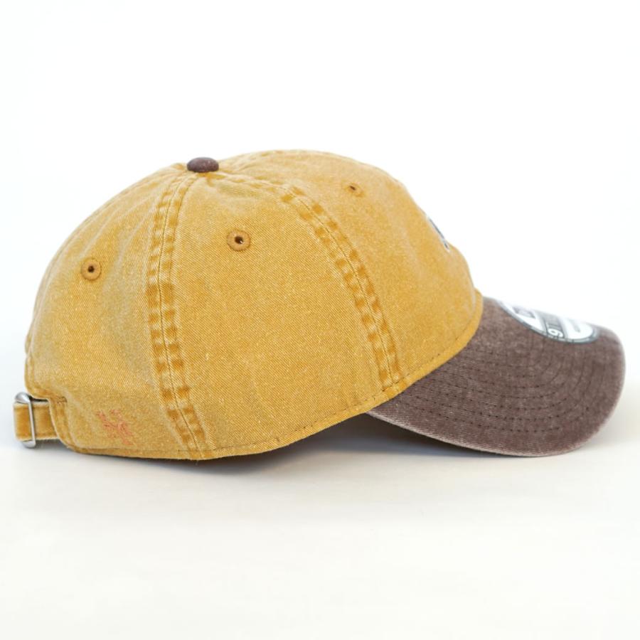 ニューエラ キャップ 帽子 メンズ レディース NEW ERA 9TWENTY 920 アシッドウォッシュ MLB ニューヨーク・メッツ マスタード ブラウンバイザー | NEW ERA | 04