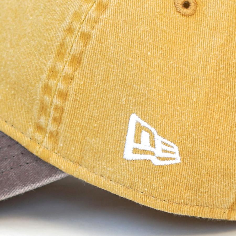 ニューエラ キャップ 帽子 メンズ レディース NEW ERA 9TWENTY 920 アシッドウォッシュ MLB ニューヨーク・メッツ マスタード ブラウンバイザー | NEW ERA | 08