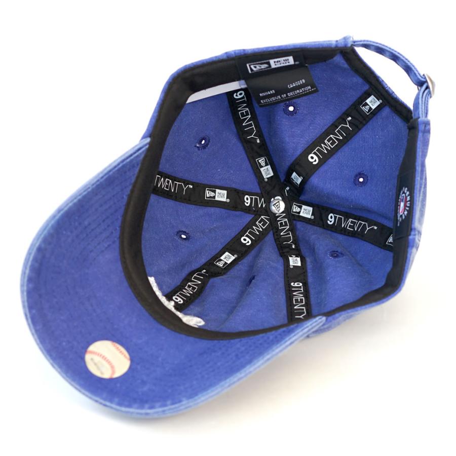 ニューエラ キャップ 帽子 メンズ レディース NEW ERA 9TWENTY 920 アシッドウォッシュ MLB ロサンゼルス・ドジャース ブルー | NEW ERA | 06