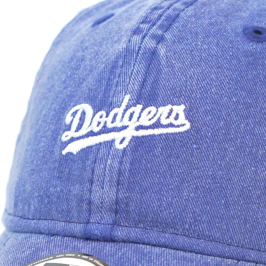 ニューエラ キャップ 帽子 メンズ レディース NEW ERA 9TWENTY 920 アシッドウォッシュ MLB ロサンゼルス・ドジャース ブルー | NEW ERA | 07
