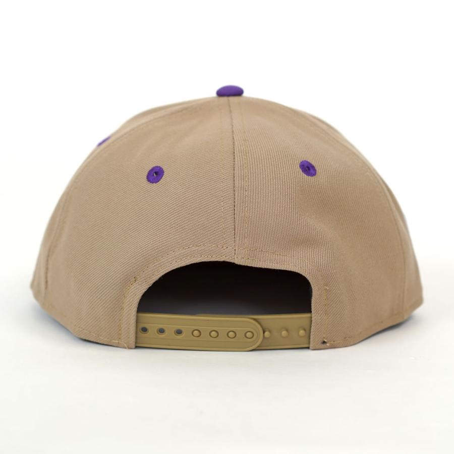 ニューエラ キャップ 帽子 メンズ レディース NEW ERA LP 9FIFTY 950 NBA カラーカスタム ロサンゼルス・レイカーズ ペブル×トゥルーパープル/ゴールド | NEW ERA | 05