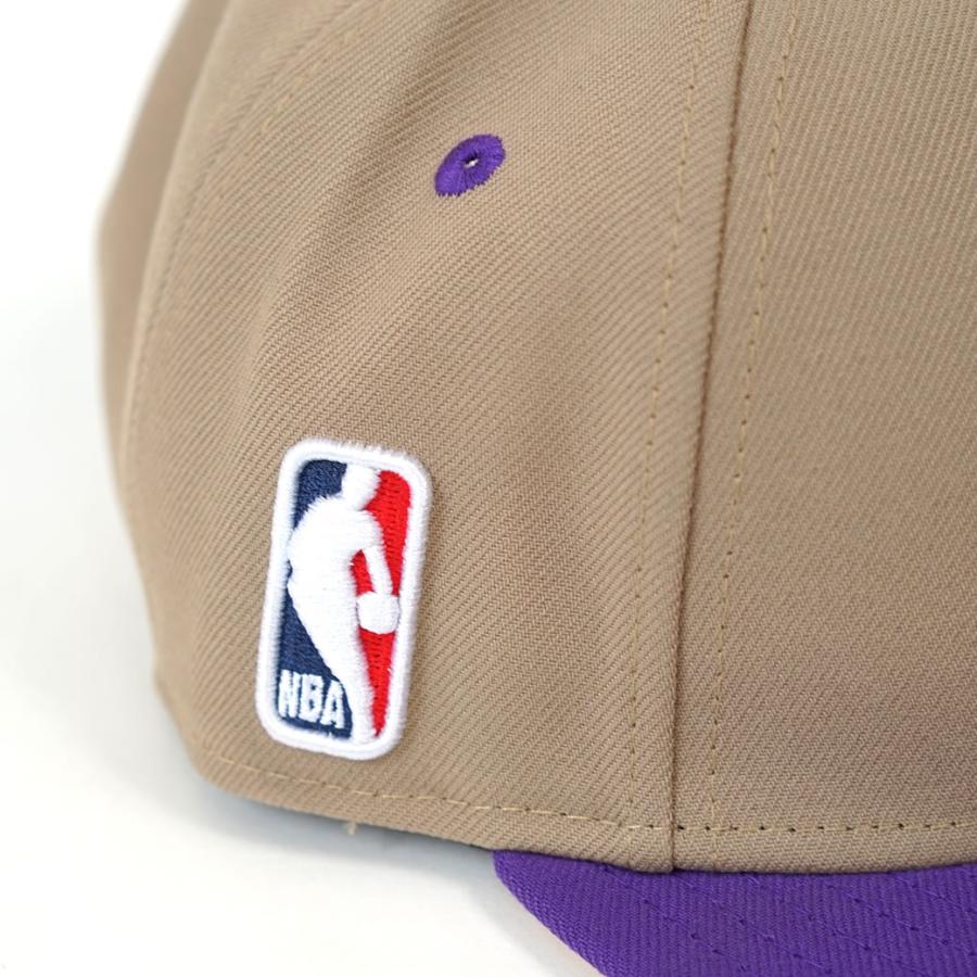 ニューエラ キャップ 帽子 メンズ レディース NEW ERA LP 9FIFTY 950 NBA カラーカスタム ロサンゼルス・レイカーズ ペブル×トゥルーパープル/ゴールド | NEW ERA | 08