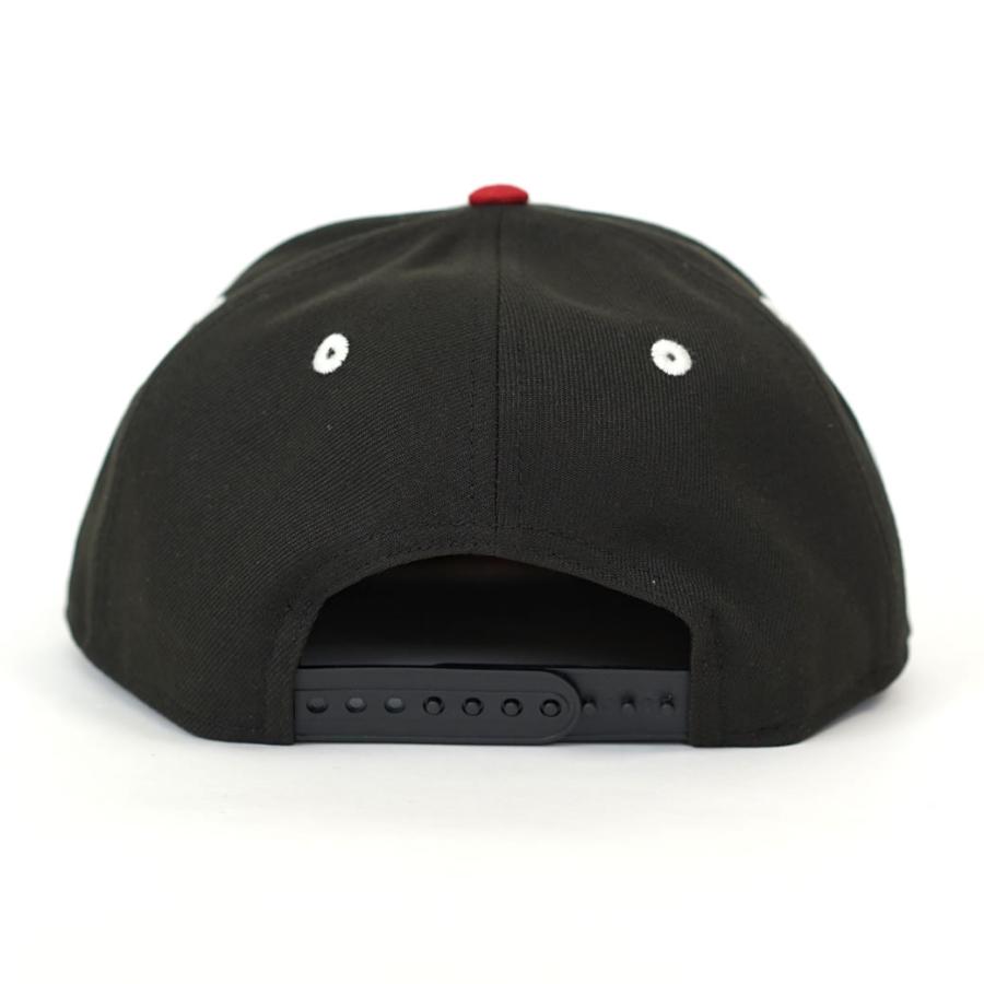 ニューエラ キャップ 帽子 メンズ レディース NEW ERA LP 9FIFTY 950 NBA カラーカスタム シカゴ・ブルズ ブラック×ダークグリーン/Hレッド | NEW ERA | 05