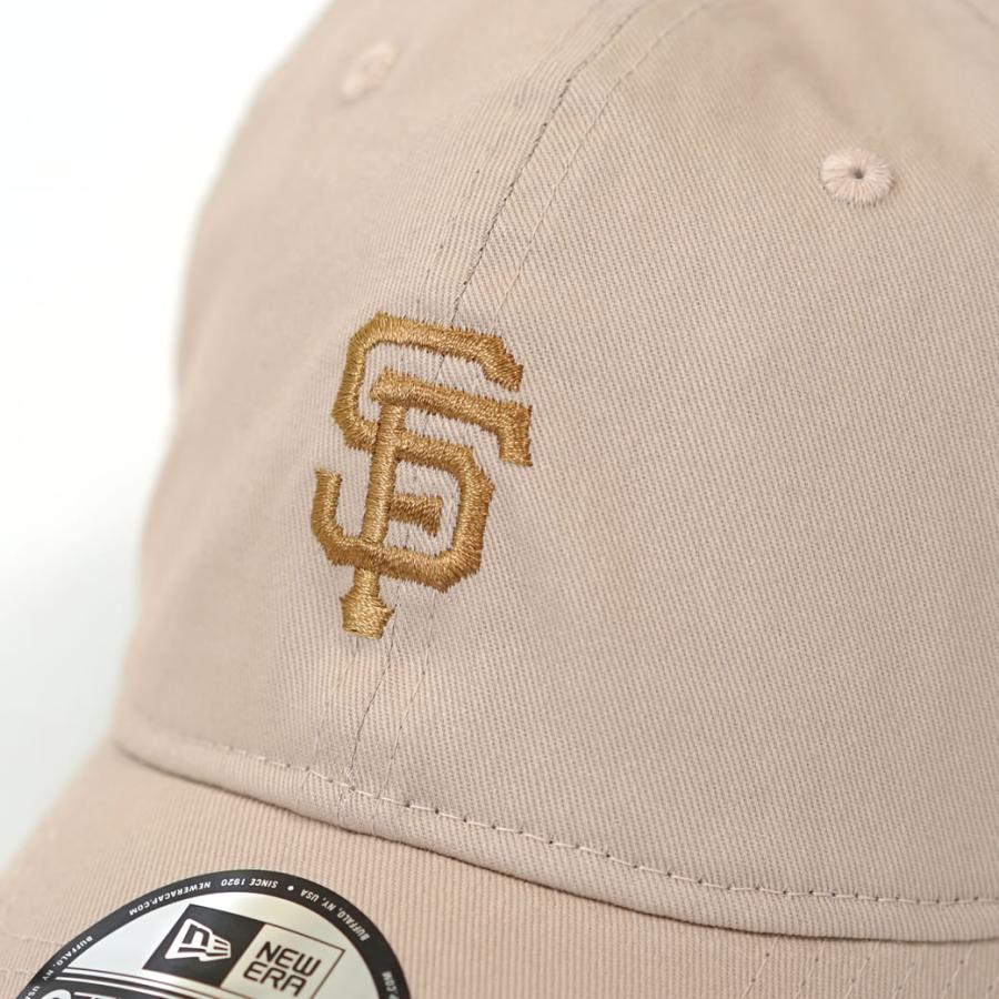 ニューエラ キャップ 帽子 メンズ レディース NEW ERA 9TWENTY 920 ニュアンスカラー MLB サンフランシスコ・ジャイアンツ Bベージュ×ルツェルン | NEW ERA | 06