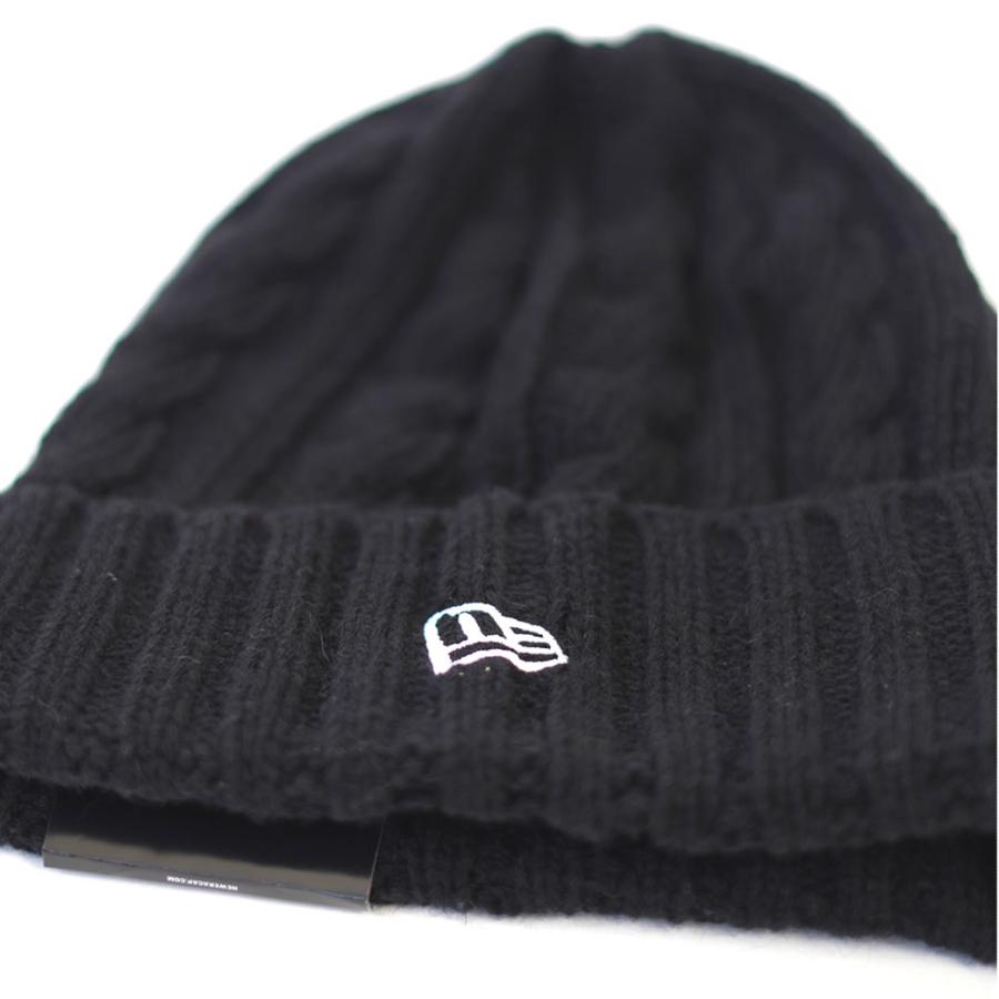 ニューエラ ニット帽 ニットキャップ メンズ レディース NEW ERA ローゲージ カフニット Wool Blend ウールブレンド ブラック 11474407 | NEW ERA | 02