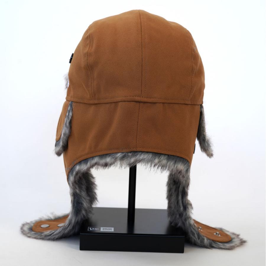 ニューエラ フライトキャップ メンズ レディース NEW ERA トラッパー The Trapper ライトブラウンダック 13750840｜deep｜05