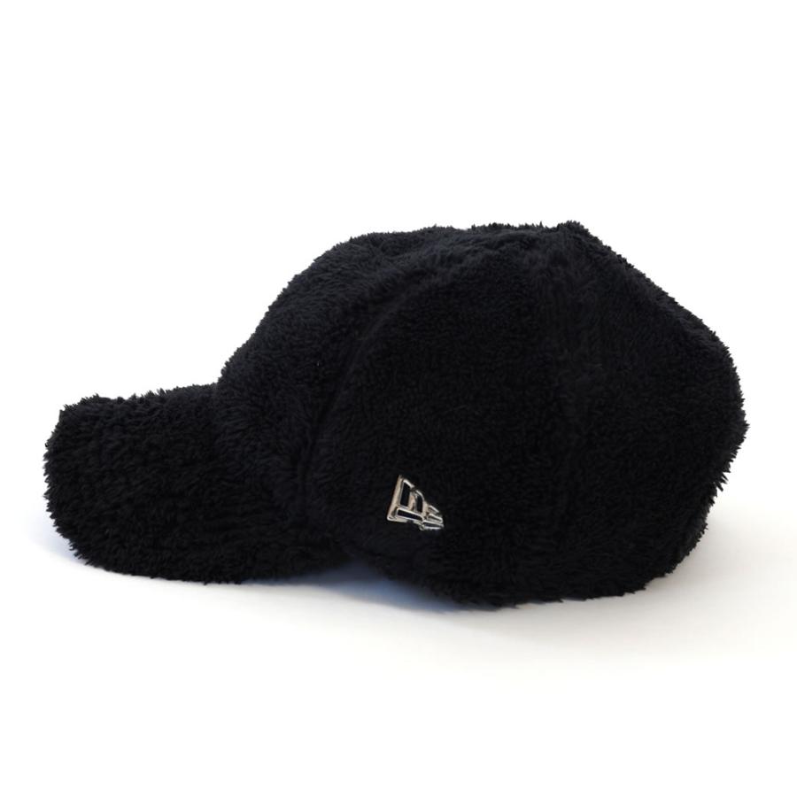 ニューエラ キャップ メンズ レディース NEW ERA 9TWENTY Mink Fleece ミンクフリース ブラック 13751028｜deep｜04