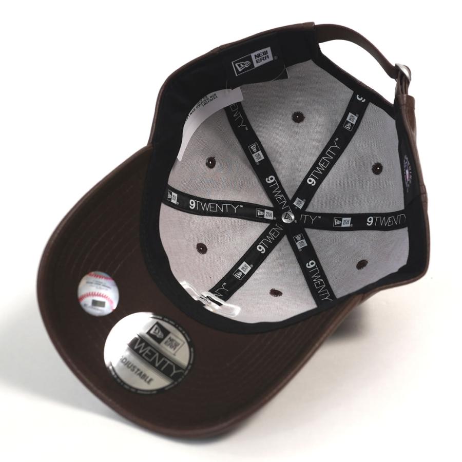 ニューエラ キャップ メンズ レディース NEW ERA 9TWENTY Synthetic Leather シンセティックレザー サンディエゴ・パドレス ブラウン 13751061 | NEW ERA | 05