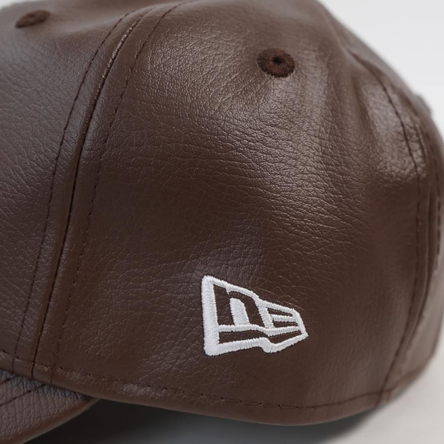 ニューエラ キャップ メンズ レディース NEW ERA 9TWENTY Synthetic Leather シンセティックレザー サンディエゴ・パドレス ブラウン 13751061 | NEW ERA | 07