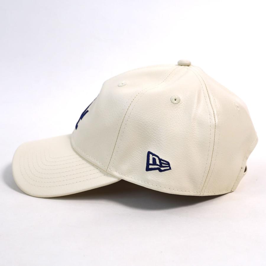 ニューエラ キャップ メンズ レディース NEW ERA 9TWENTY Synthetic Leather シンセティックレザー ロサンゼルス・ドジャース クローム 13751087 | NEW ERA | 03