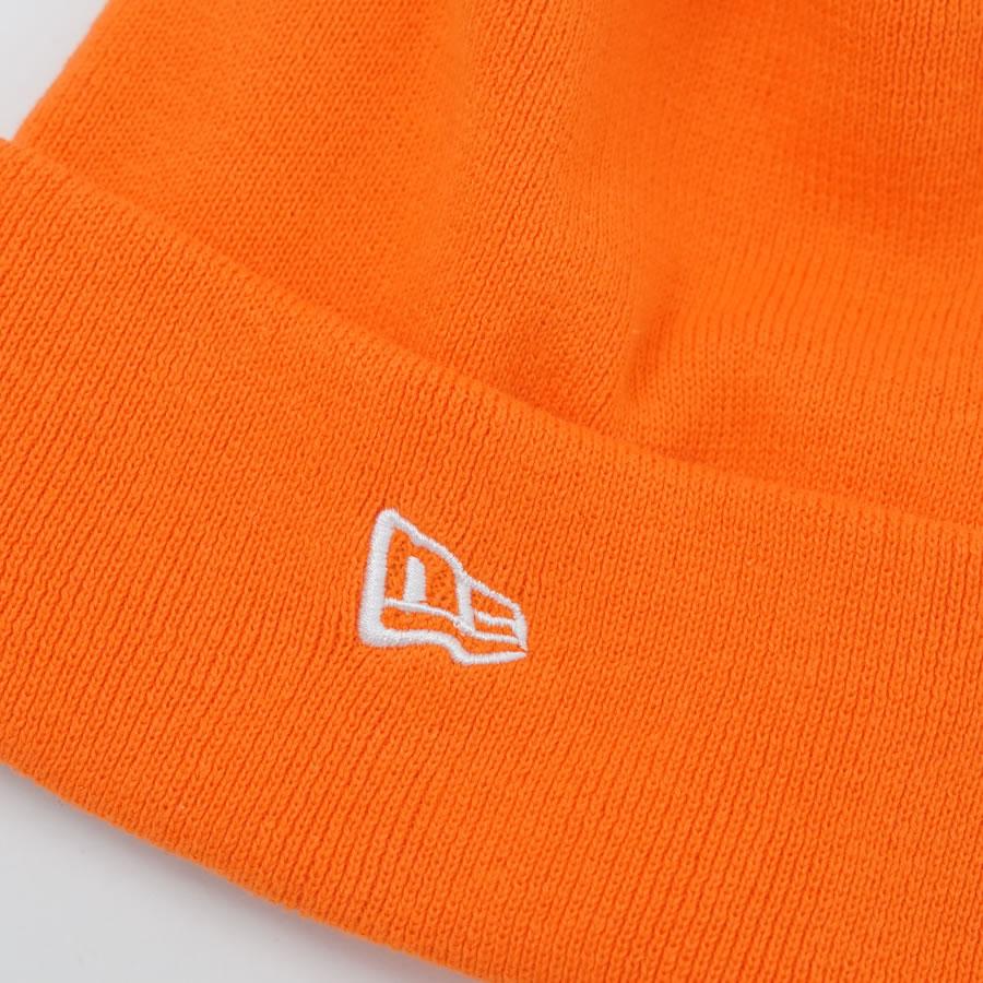 ニューエラ ニット帽 ニットキャップ メンズ レディース NEW ERA BASIC CUFF KNIT COTTON オレンジ 14109630 | NEW ERA | 02