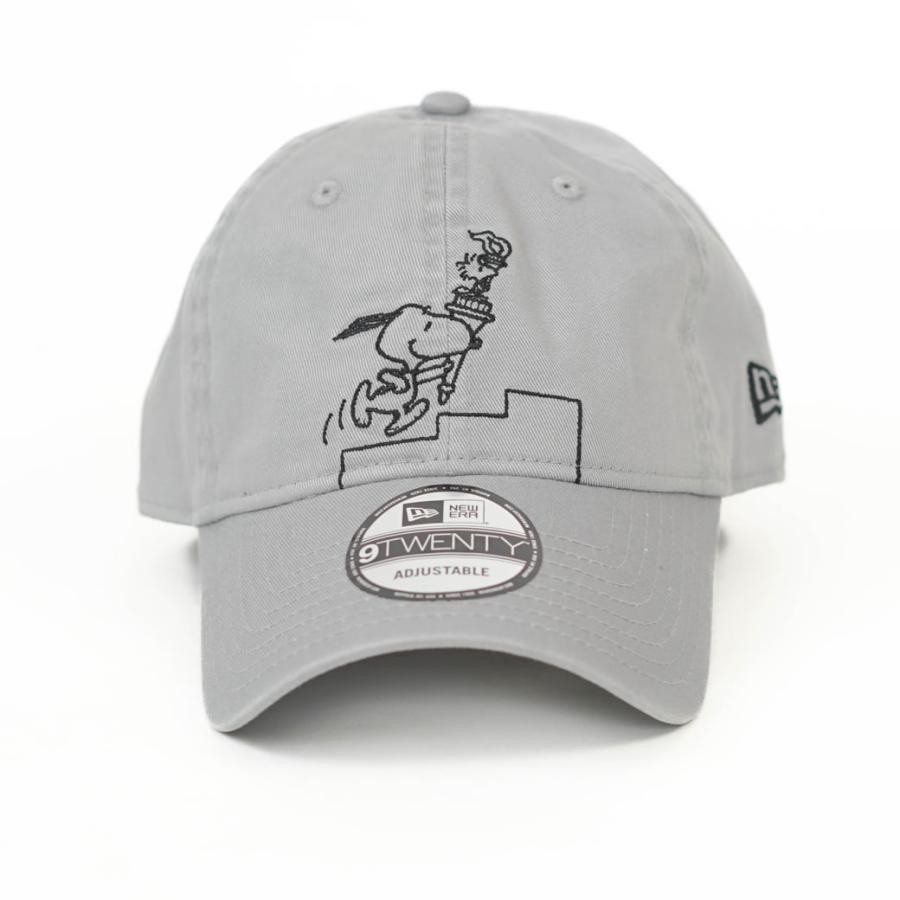 ニューエラ キャップ メンズ レディース 帽子 NEWERA 9TWENTY PEANUTS ピーナッツ スヌーピー ウッドストック 聖火 グレー 14124352 | NEW ERA | 02