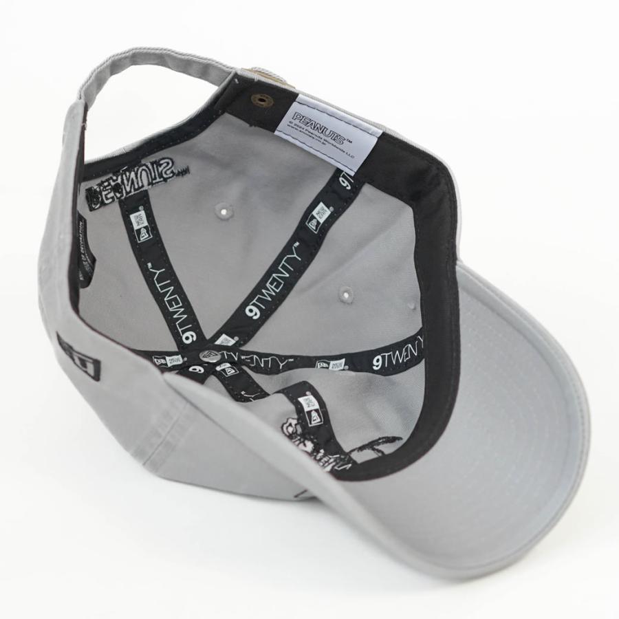 ニューエラ キャップ メンズ レディース 帽子 NEWERA 9TWENTY PEANUTS ピーナッツ スヌーピー ウッドストック 聖火 グレー 14124352 | NEW ERA | 05