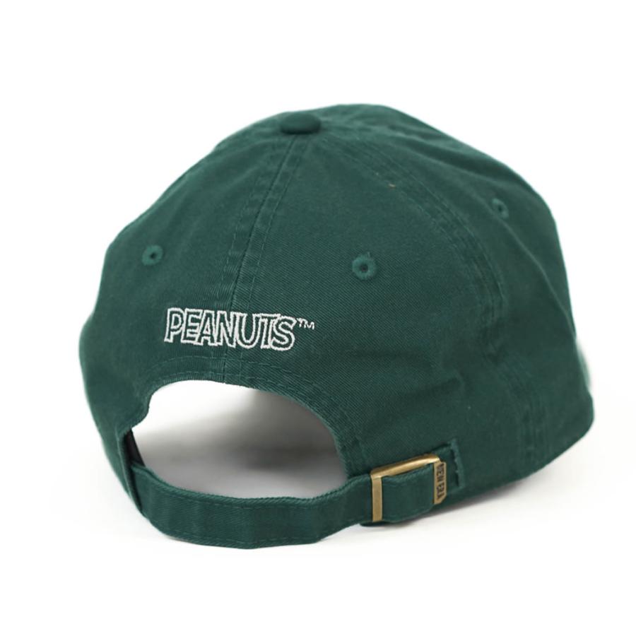 ニューエラ キャップ メンズ レディース 帽子 NEWERA 9TWENTY PEANUTS ピーナッツ スヌーピー ウッドストック バスケットボール ダークグリーン 14124353 | NEW ERA | 04