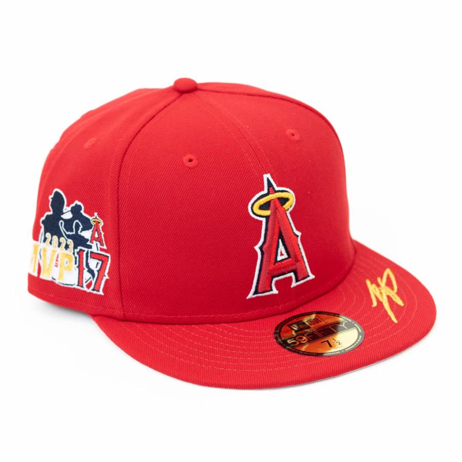 大谷翔平 キャップ ニューエラ メンズ 59FIFTY Shohei Ohtani American League MVP &amp; Home Runs Leaders ロサンゼルス・エンゼルス 14339796 | NEW ERA | 03