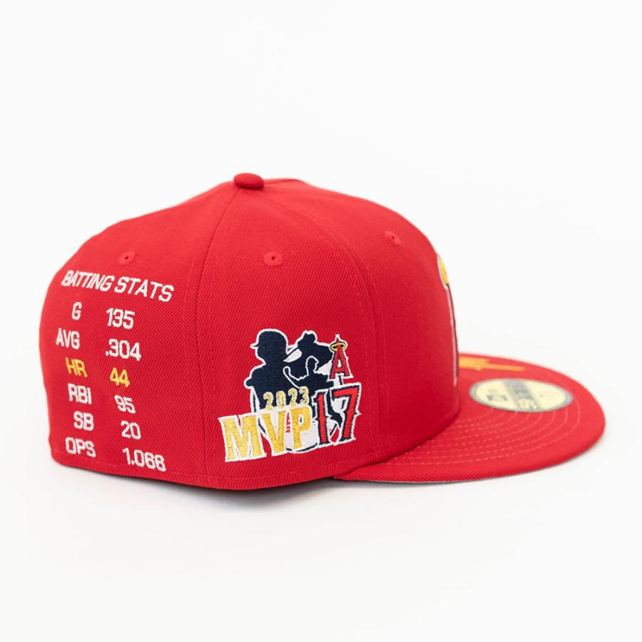 大谷翔平 キャップ ニューエラ メンズ 59FIFTY Shohei Ohtani American League MVP &amp; Home Runs Leaders ロサンゼルス・エンゼルス 14339796 | NEW ERA | 05