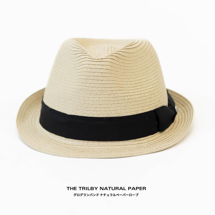NEW ERA ハット 帽子 The Trilby グログランバンド ナチュラルペーパーロープ シルバーピン 13515703 | NEW ERA | 01