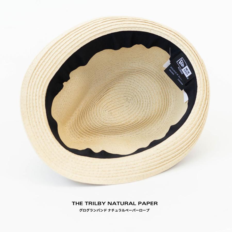 NEW ERA ハット 帽子 The Trilby グログランバンド ナチュラルペーパーロープ シルバーピン 13515703 | NEW ERA | 04