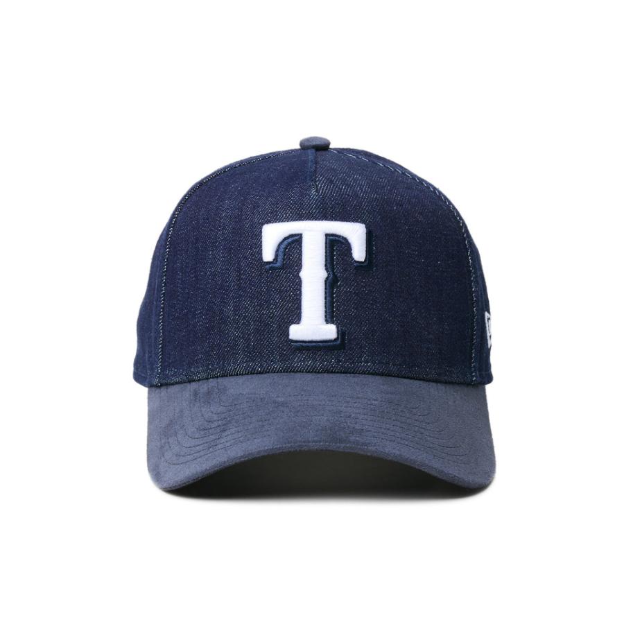 ニューエラ キャップ 9FORTY A-Frame MLB Denim 2-Tone テキサス・レンジャーズ インディゴデニム ネイビースウェードバイザー NEW ERA | NEW ERA | 01