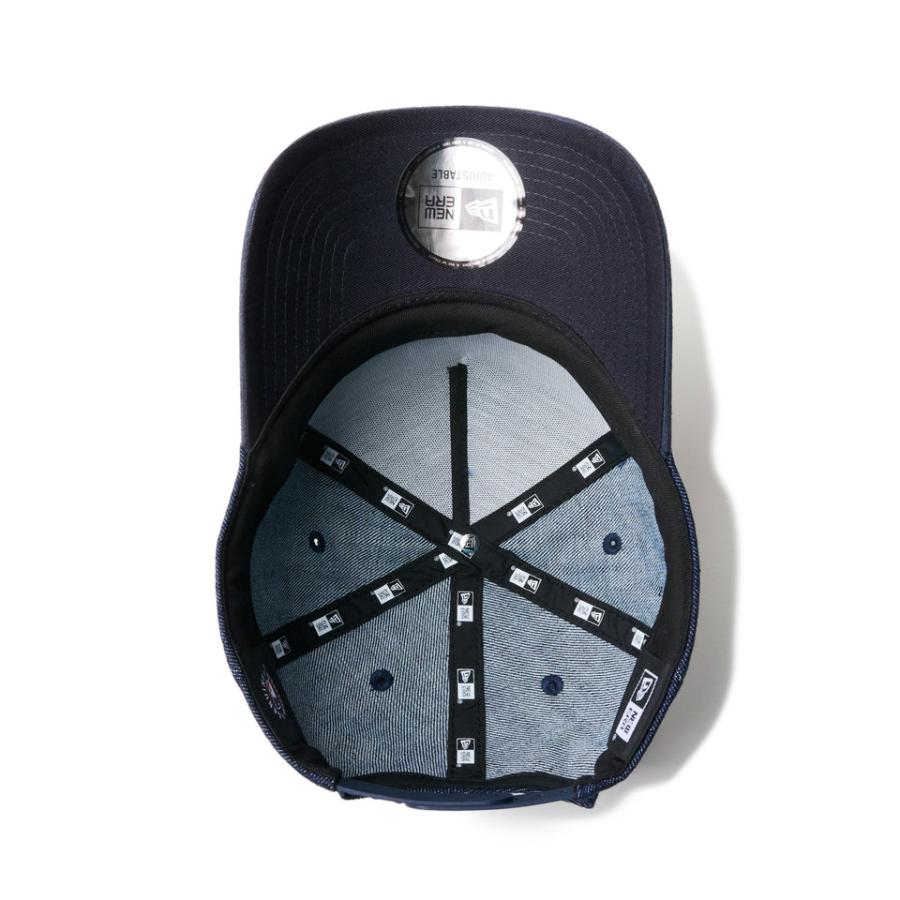 ニューエラ キャップ 9FORTY A-Frame MLB Denim 2-Tone テキサス・レンジャーズ インディゴデニム ネイビースウェードバイザー NEW ERA | NEW ERA | 03