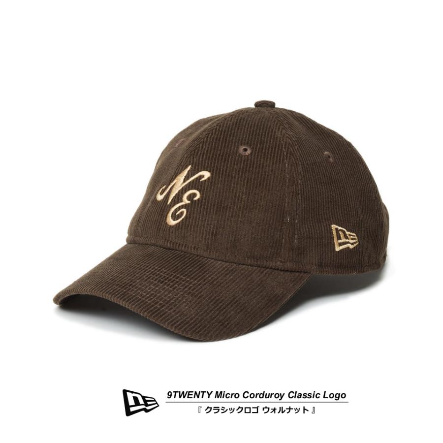 ニューエラ キャップ 9TWENTY Micro Corduroy Classic Logo クラシックロゴ ウォルナット ブラウン new era | NEW ERA