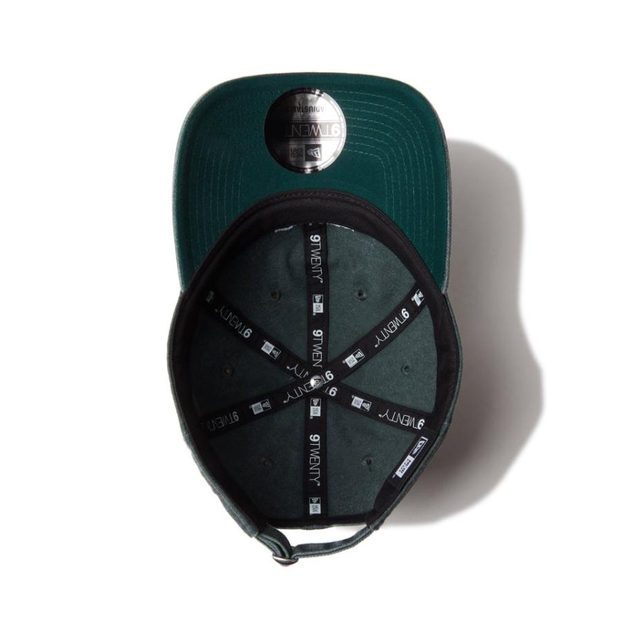 ニューエラ キャップ 9TWENTY Acid Wash Handwritten Logo ダークグリーン new era | NEW ERA | 03