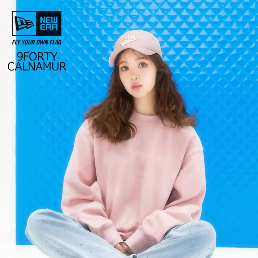 ニューエラ キャップ 帽子 メンズ レディース 9FORTY CALNAMUR カルナムール ピンクルージュ/ブラック/ストーン ネイビーバイザー | NEW ERA | 04