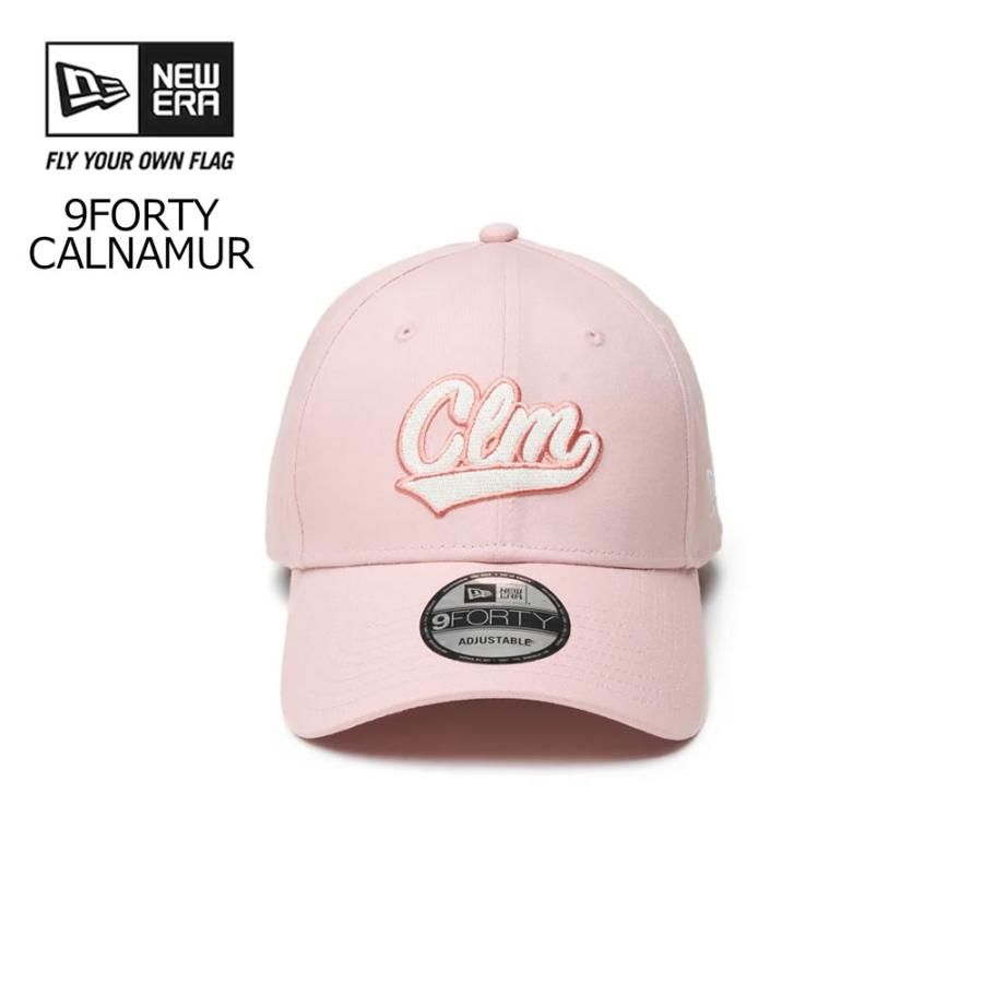 ニューエラ キャップ 帽子 メンズ レディース 9FORTY CALNAMUR カルナムール ピンクルージュ/ブラック/ストーン ネイビーバイザー | NEW ERA | 01