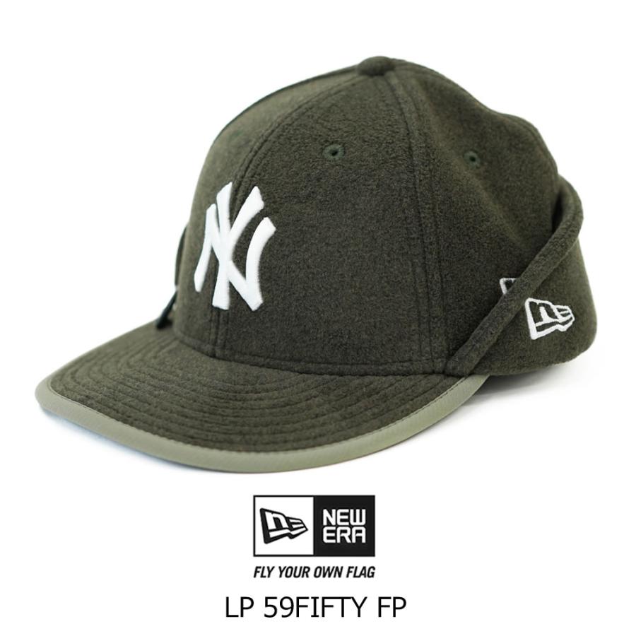 ニューエラ キャップ LP 59FIFTY FP ニューヨーク・ヤンキース フリップ ダウン アウトドア 吉田兄弟 フリース イヤーフラップ 防寒 帽子 釣り フィッシング | NEW ERA