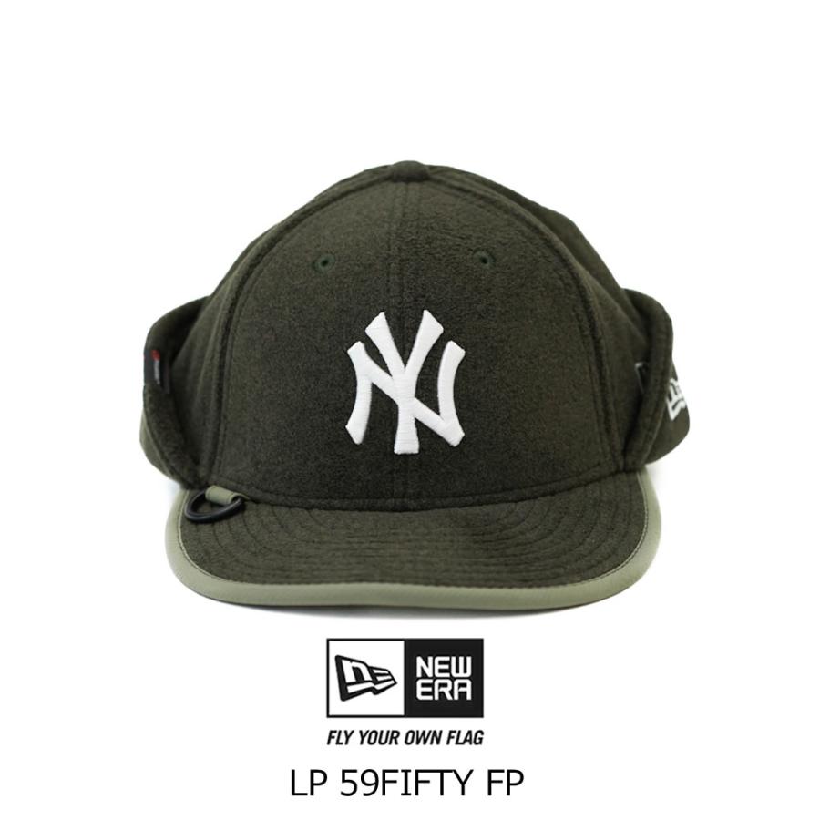 ニューエラ キャップ LP 59FIFTY FP ニューヨーク・ヤンキース フリップ ダウン アウトドア 吉田兄弟 フリース イヤーフラップ 防寒 帽子 釣り フィッシング | NEW ERA | 02